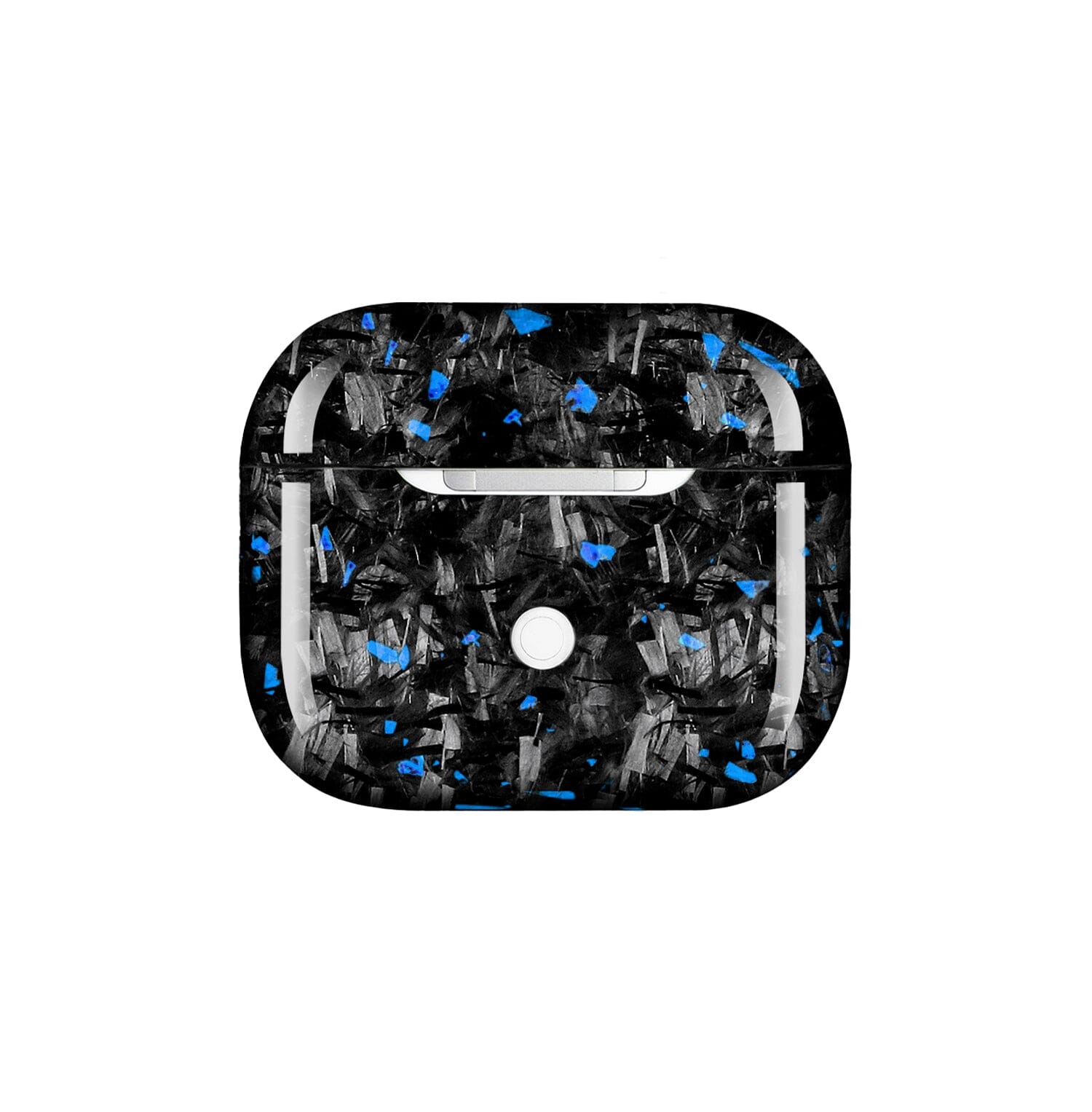 Apple AirPods | Blue Flake Forged Carbon Fiber Case
