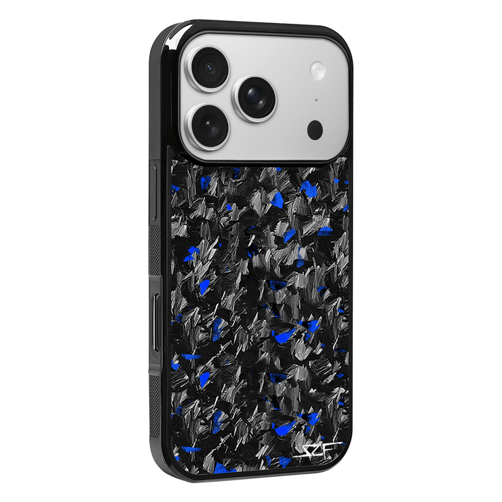iPhone | Blue Flake Forged Carbon Fiber Case | CLASSIC Series